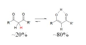 enol hydrogen bonds