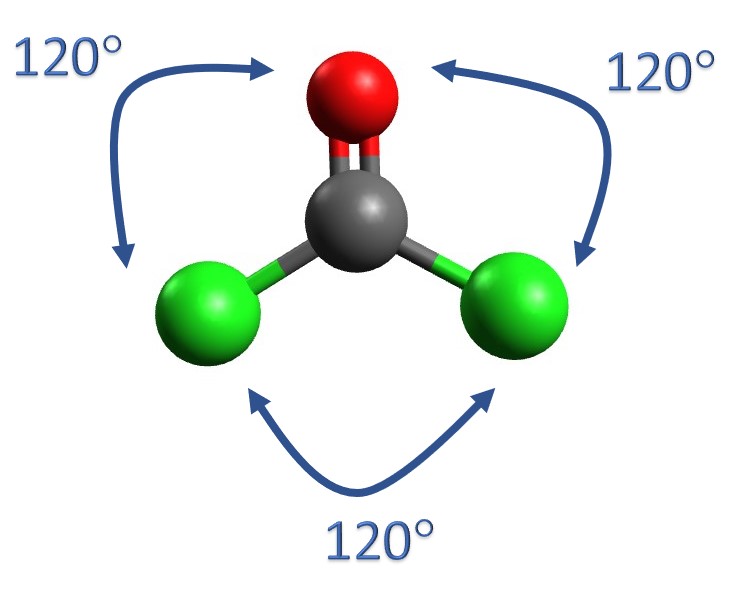 bond angles of COCl2